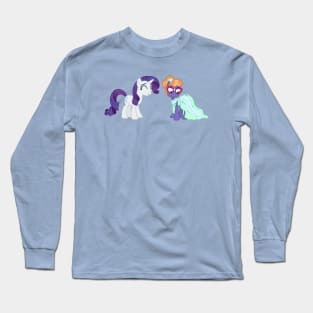 Rarity puts Frazzle Rock in a dress 1 Long Sleeve T-Shirt